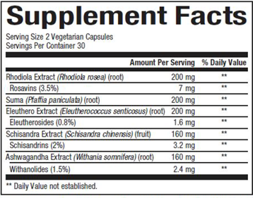 AdrenaSense, 60 vegcaps , Brand_Natural Factors Form_Capsules