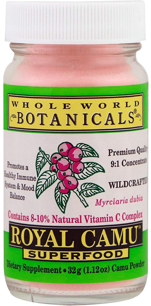 Royal Camu™ Superfood, 1.12 Oz (32 g) Powder , Brand_Whole World Botanicals Form_Powder Size_32 Oz