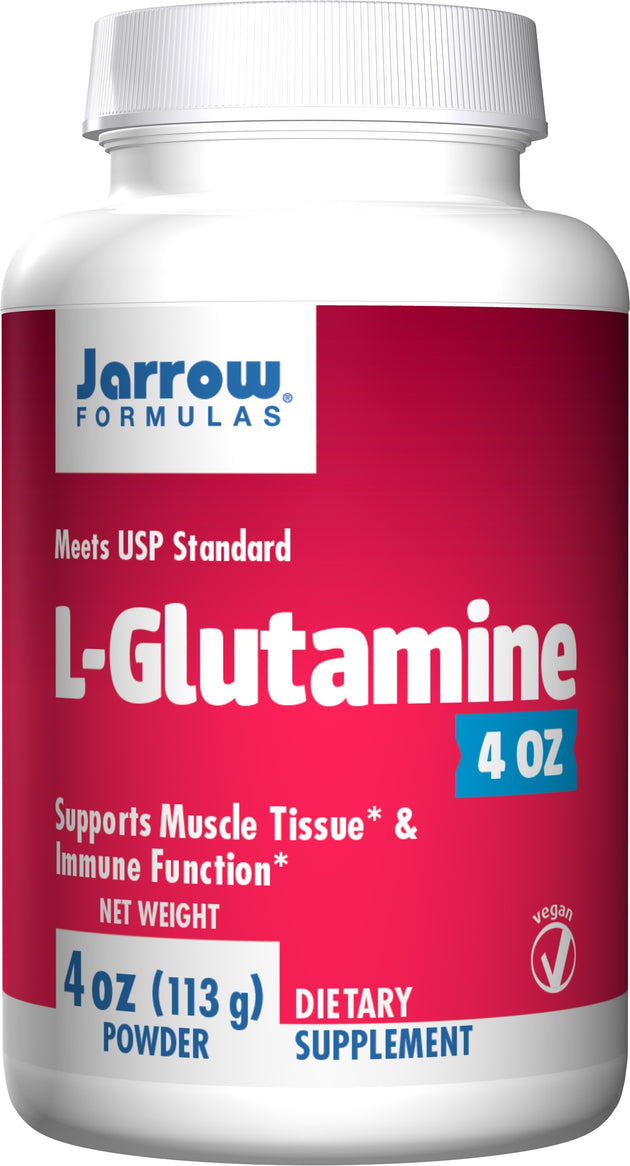 L-Glutamine, Powder, 4 oz (113 g) , Brand_Jarrow Formulas Form_Powder Size_4 Oz