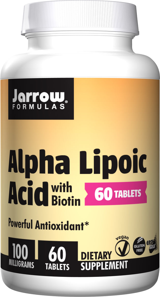 Alpha Lipoic Acid with Biotin, 100 mg, 60 Tablets