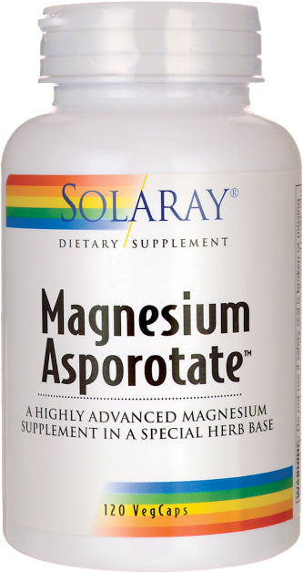 Magnesium Asporotate 200 mg, 120 Capsules , Brand_Solaray Form_Capsules Potency_200 mg Size_120 Caps