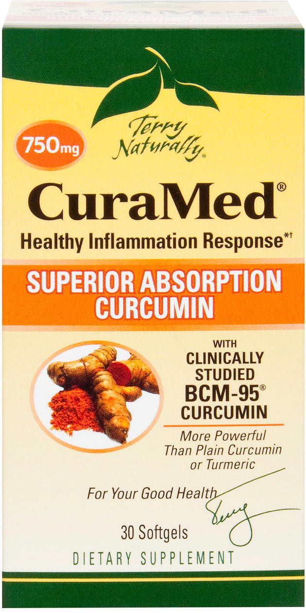 Terry Naturally CuraMed® 750 mg, 30 Softgels , Brand_Europharma Potency_750 mg Size_30 Softgels