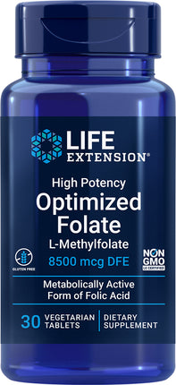 High Potency Optimized Folate, 30 Vegetarian Tablets ,
