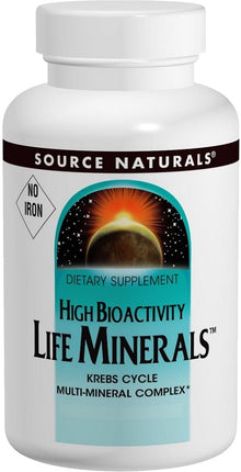 Life Minerals, 120 Tablets , Brand_Source Naturals Form_Tablets Size_120 Tabs