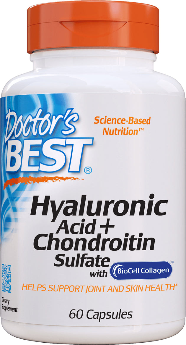 Hyaluronic Acid with Chondroitin Sulfate, 60 Capsules , Brand_Doctor's Best Form_Capsules Size_60 Caps