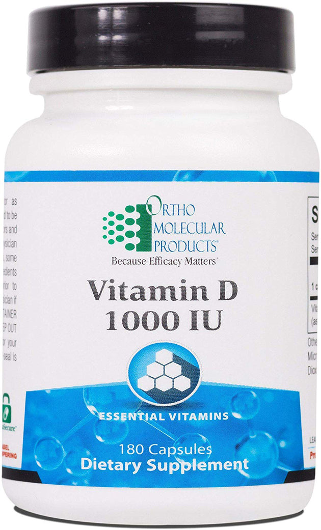 Vitamin D, 1000 IU, 180 Capsules , Brand_Ortho Molecular Form_Capsules Potency_1000 iu Requires Consultation Size_180 Caps