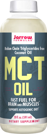 MCT Oil, 20 fl oz (591 ml) , Brand_Jarrow Formulas Form_Oil Size_20 Fl Oz