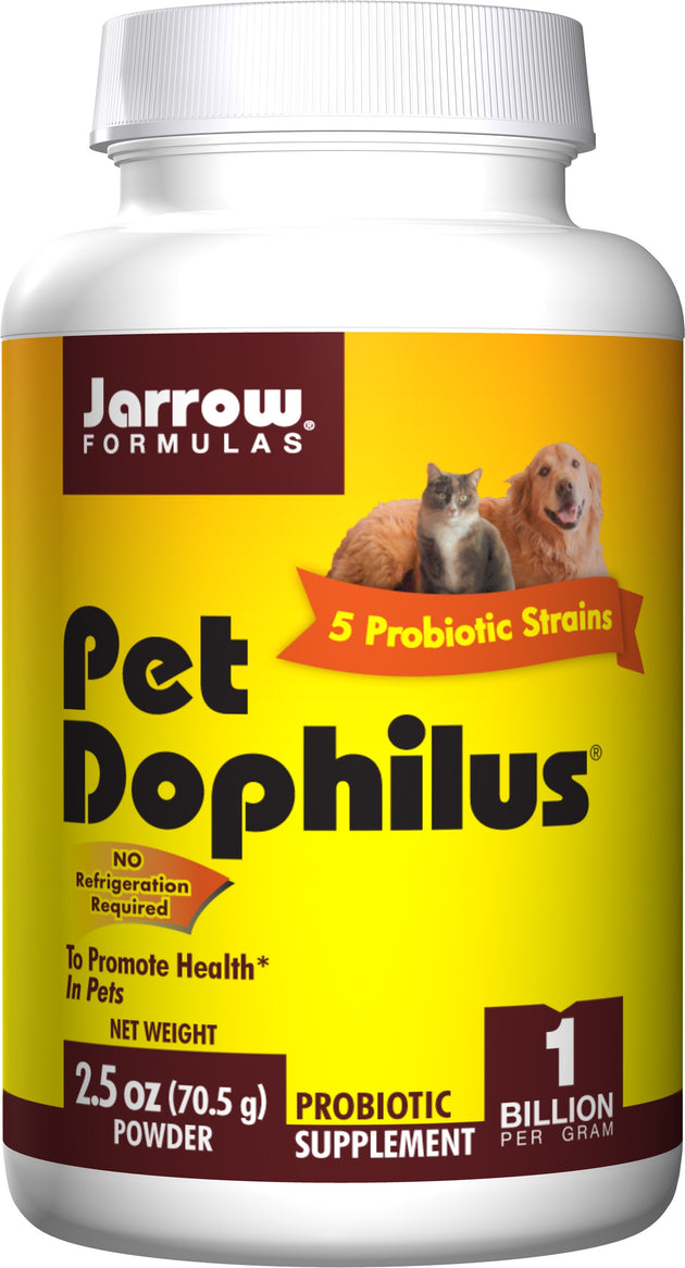 Pet Dophilus®, 1 Billion, 2.5 oz (70.5 g) Powder , Brand_Jarrow Formulas Form_Powder Size_2.5 Oz