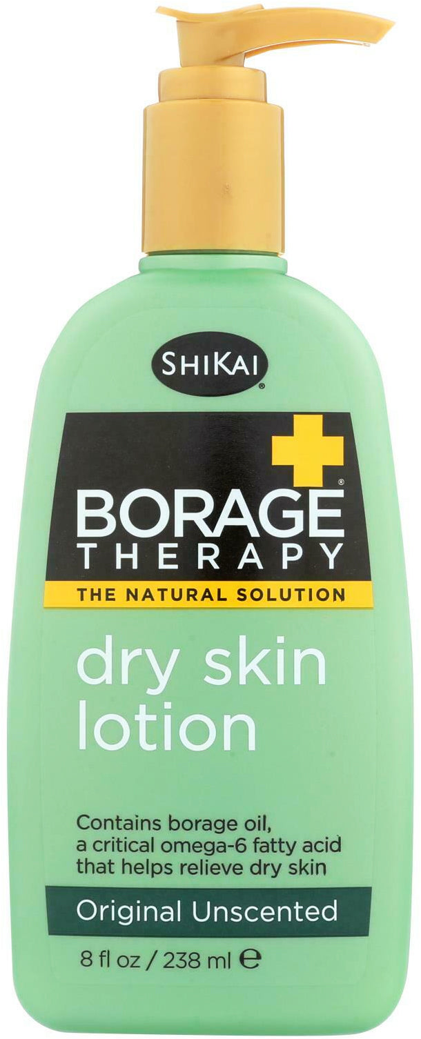 Borage Therapy Dry Skin Lotion, Original Unscented, 8 Fl Oz (238 mL) Lotio , Brand_Shikai Form_Lotion Size_8 Fl Oz