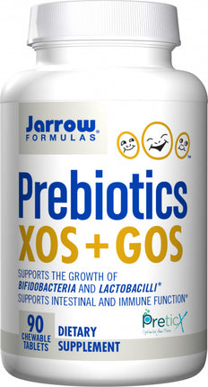 Prebiotics XOS + GOS, 90 Chewable Tablets , Brand_Jarrow Formulas Form_Chewable Tablets Size_90 Chewables