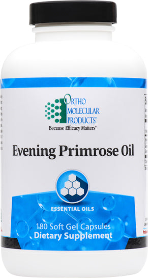 Evening Primrose Oil, 180 Soft Gel Capsules , Brand_Ortho Molecular Form_Softgels Requires Consultation Size_180 Softgels