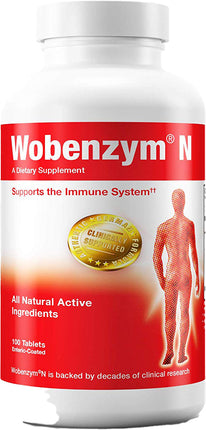 Wobenzym N, 100 Tablets , Brand_Douglas Laboratories Form_Tablets Size_100 Tabs