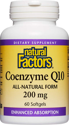 Coenzyme Q10, 200 mg of CoQ10, 60 Softgels ,