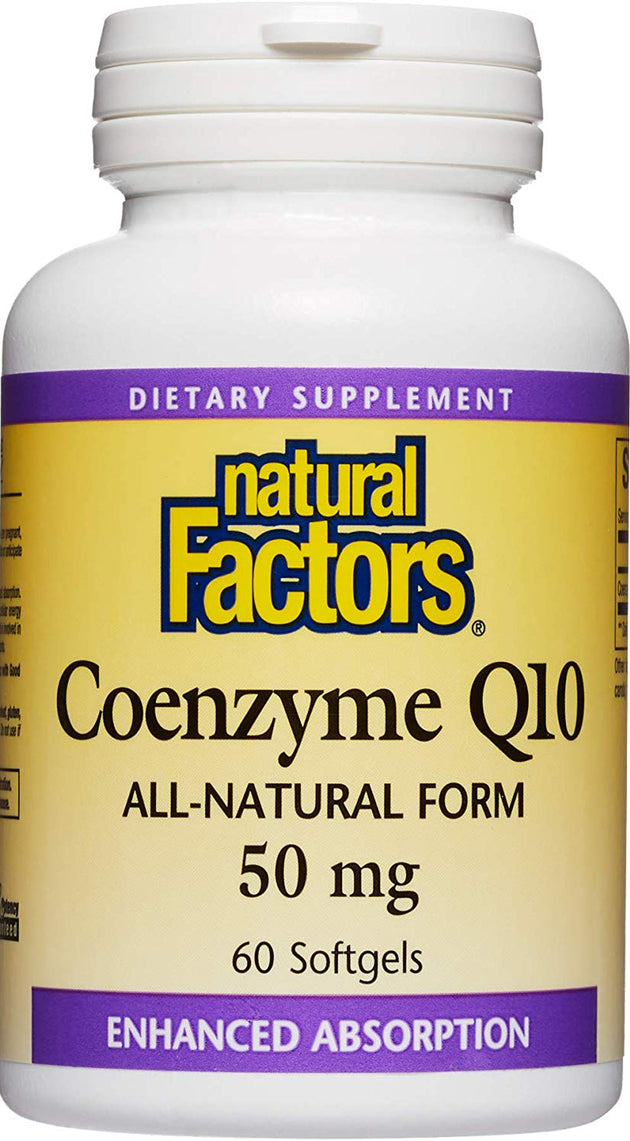 Coenzyme Q10, 50 mg of CoQ10, 60 Softgels ,