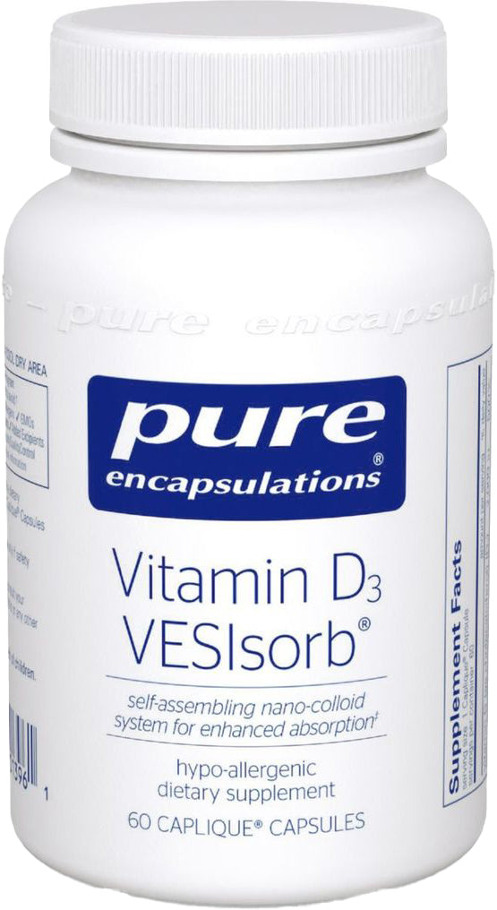 Vitamin D3 VESIsorb®, 60 Caplique® Capsules ,
