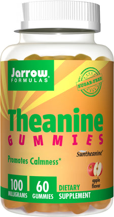 Theanine Gummies, 100 mg, Apple Flavor, 60 Gummies ,