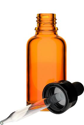 Bottle With Dropper, 1 Fl Oz (30 mL) Empty Bottle ,