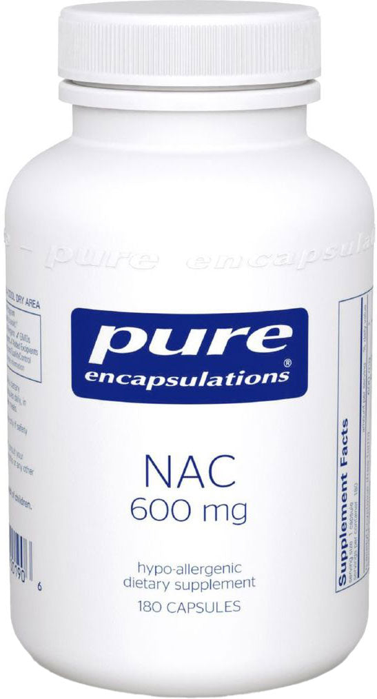 NAC, 600 mg, 180 Capsules , Brand_Pure Encapsulations