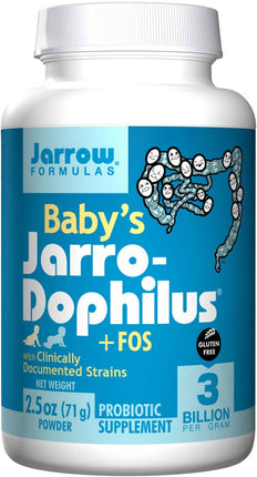 Baby's Jarro-Dophilus®️ +FOS Baby, 3 Billion CFU, 2.5 Oz (71 g) Powder ,