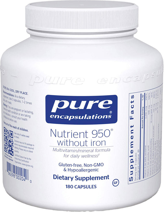 Nutrient 950® without Iron, 180 Capsules ,
