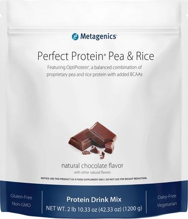 Perfect Protein® Pea & Rice, Chocolate Flavor, 42.33 Oz (1200 g) Powder , Emersons Emersons-Alt