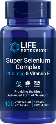 Super Selenium Complex 200 mcg, 100 Capsules , Brand_Life Extension Form_Capsules Potency_200 mcg Size_100 Caps
