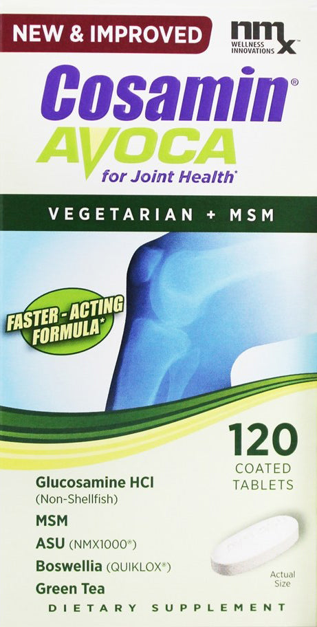 Cosamin Avoca for Joint Health, 120 Coated Tablets , Brand_Nutramax Labs Form_Coated Tablets Size_120 Tabs