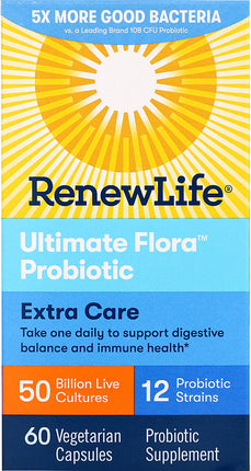 Ultimate Flora™ Probiotic Colon Care 80 Bilion, 60 Vegetarian Capsules