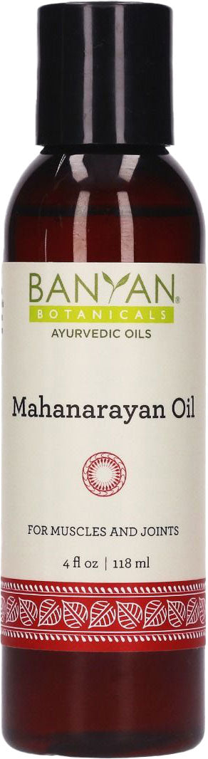 Mahanarayan (Organic), 4 Fl Oz (120 mL) Oil , Ayurveda Ayurveda Virya_Warming Brand_Banyan Botanicals Form_Oil Size_4 Fl Oz
