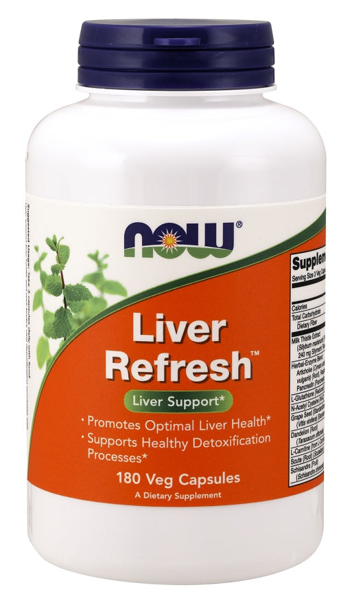 Liver Refresh, 180 Veg Capsules , Brand_NOW Foods Form_Veg Capsules Size_180 Caps