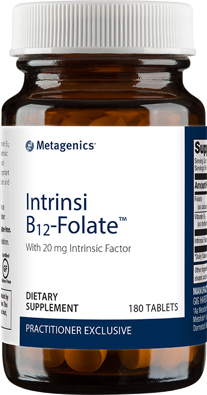 Intrinsi B12/Folate™, 180 Tablets , Emersons Form_Tablets tabs