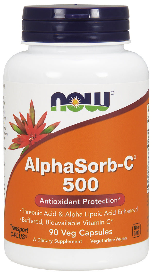 AlphaSorb-C&reg; 500 mg, 90 Capsules , Brand_NOW Foods Form_Capsules Potency_500 mg Size_90 Caps
