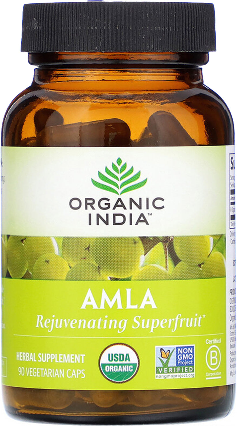 Amla, 90 Vegetarian Capsules , Ayurveda Brand_Organic India Form_Capsules