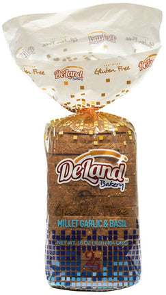 Millet Garlic & Basil, 16 Oz (454 g) Bread , Brand_Deland Bakery Form_Loaf Size_16 Oz