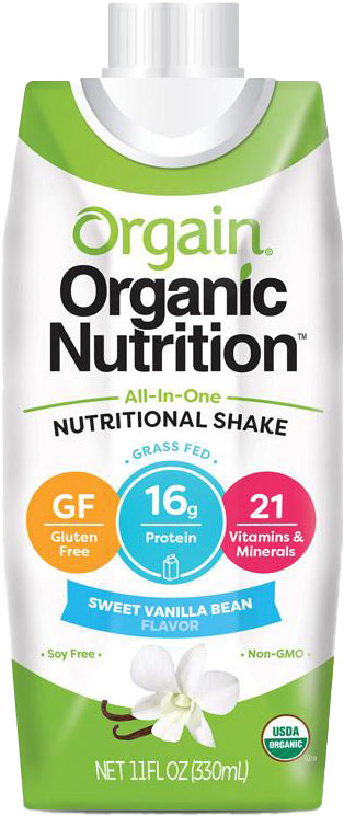 Organic Nutrition™️ All-in-One Nutritional Shake, Vanilla Flavor, 11 Oz (330 mL) Liquid , 20% Off - Everyday [On]