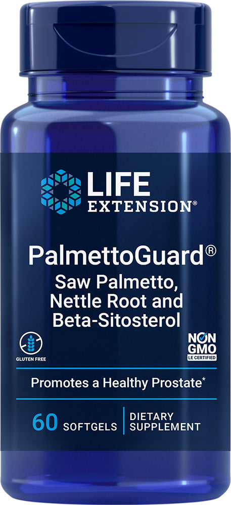 PalmettoGuard® Saw Palmetto, Nettle Root and Beta-Sitosterol, 60 Softgels ,