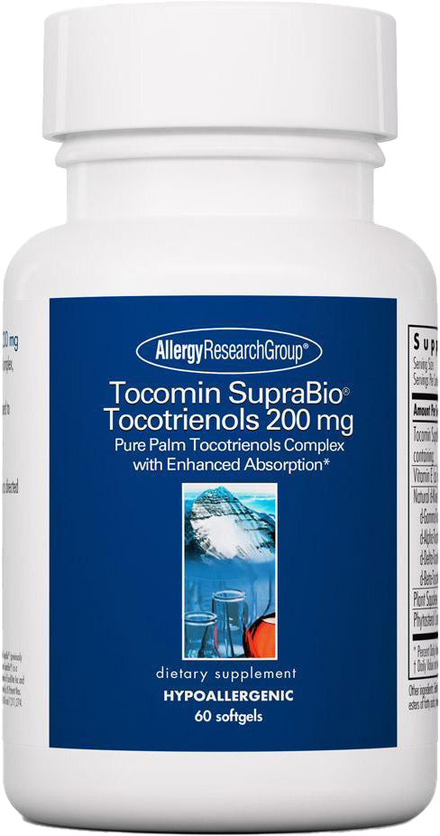 Tocomin SupraBio® Tocotrienols 200 mg, 60 Softgels , Brand_Allergy Research Group