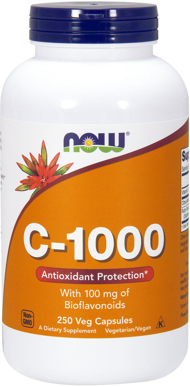Vitamin C-1000, 250 Veg Capsules , Brand_NOW Foods Form_Veg Capsules Size_250 Caps
