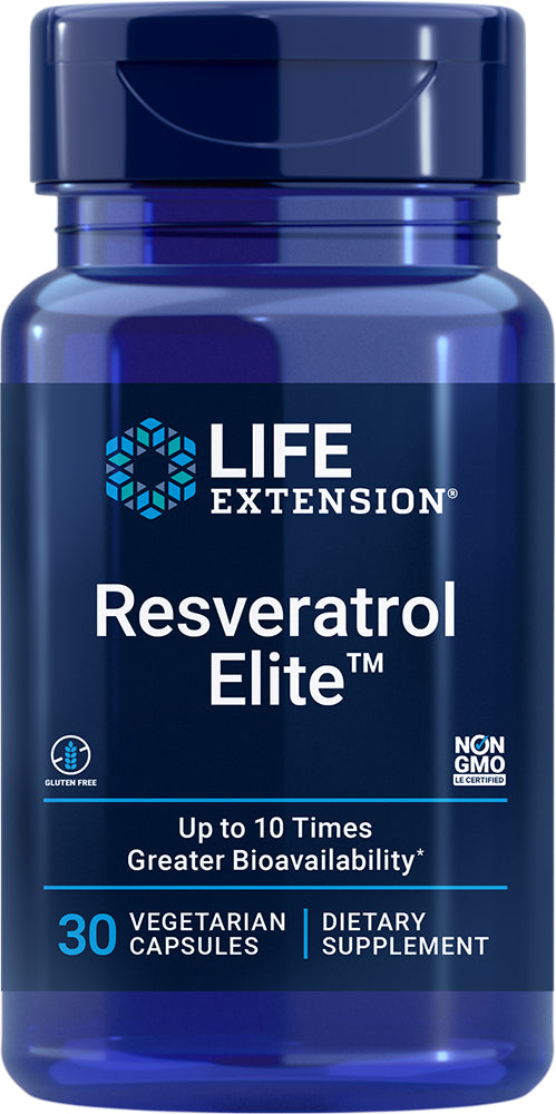 Resveratrol Elite, 30 Vegetarian Capsules ,