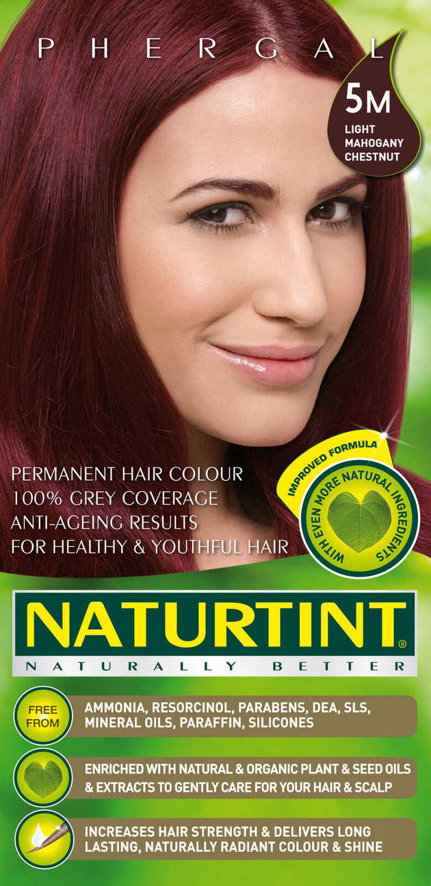 5M Light Mahogany Chestnut Permanent Hair Color, Hair Dye , 20% Off - Everyday [On]