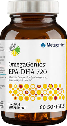 OmegaGenics® EPA-DHA 720, Lemon Flavor, 60 Softgels , Emersons Emersons-Alt
