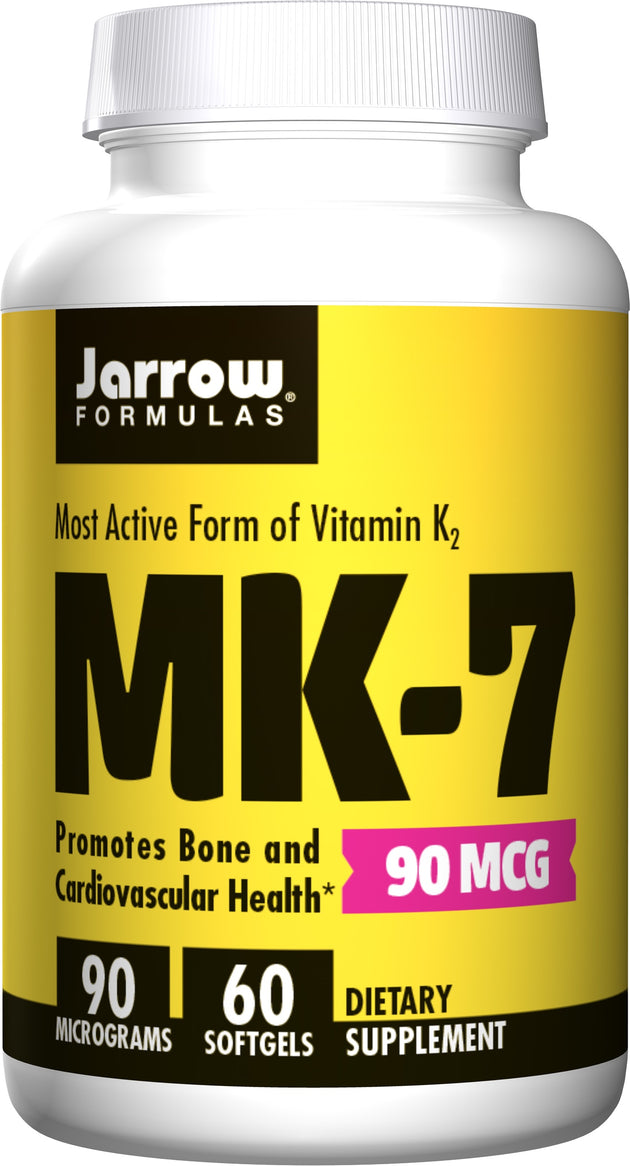 MK-7, Vitamin K2 as MK-7, 90 mcg, 60 Softgels