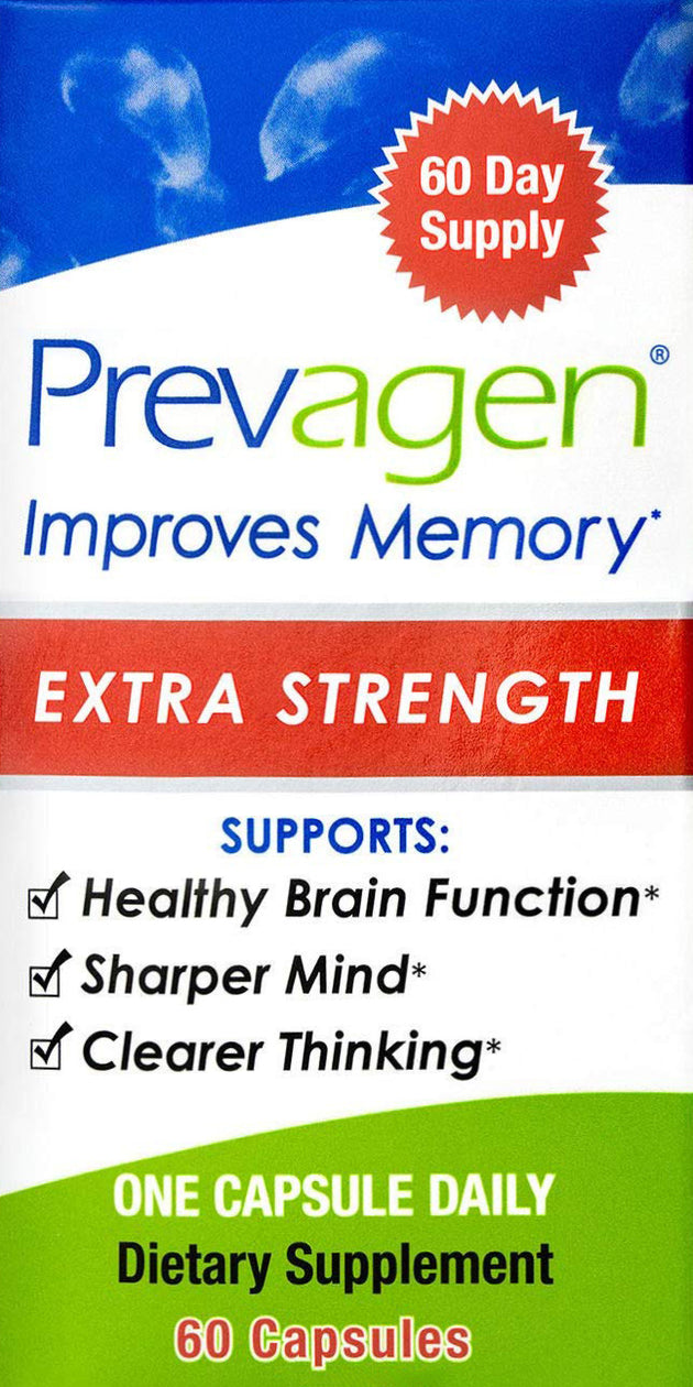 Prevagen Extra Strength, 20 mg, 60 Capsules , Brand_Quincy Bioscience Form_Capsules Potency_20 mg Size_60 Caps
