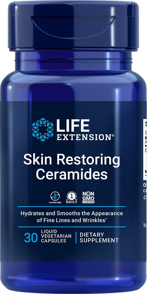Skin Restoring Ceramides, 30 Vegetarian Capsules ,