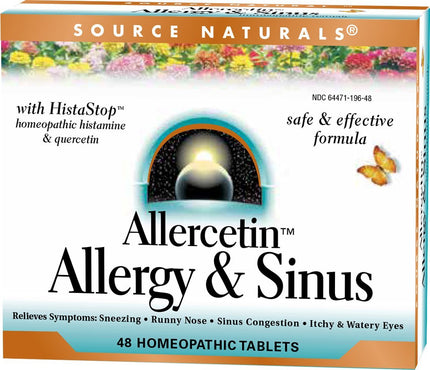 Allercetin™, 48 Tablets , Brand_Source Naturals Form_Tablets Size_48 Tabs