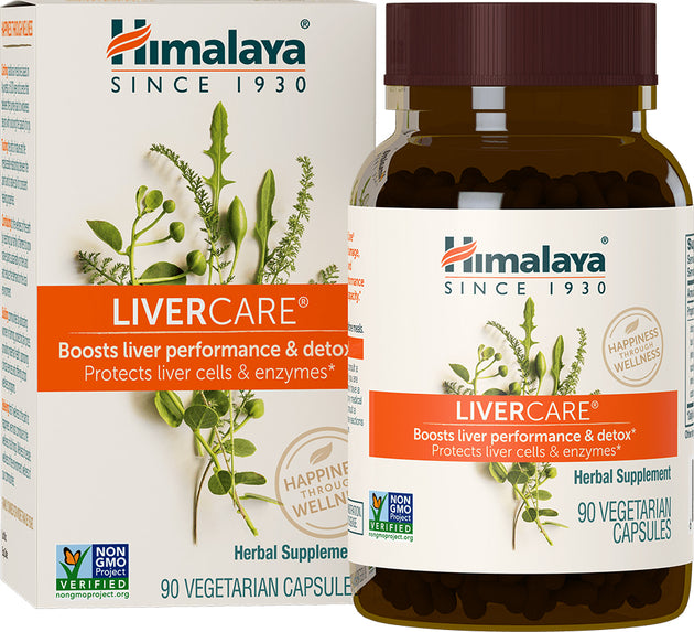 LiverCare®, 90 Vegetarian Capsules , Brand_Himalaya Herbal Healthcare Form_Vegetarian Capsules Size_90 Caps