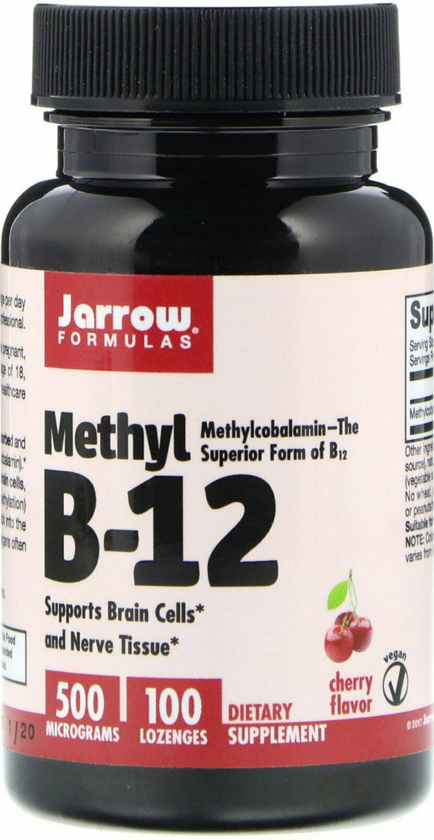 Methyl B-12, 500 mcg, Cherry Flavor, 60 Lozenges ,