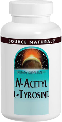 N-Acetyl L-Tyrosine 300 mg, 60 Tablets , Brand_Source Naturals Form_Tablets Potency_300 mg Size_60 Tabs