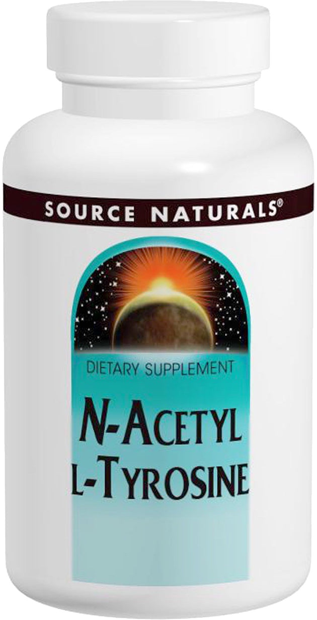 N-Acetyl L-Tyrosine 300 mg, 60 Tablets , Brand_Source Naturals Form_Tablets Potency_300 mg Size_60 Tabs