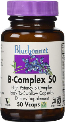 B-Complex 50, 50 Vegetable Capsules ,